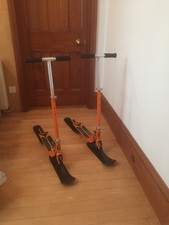 Stigo Snow Kick vintage snow Scooters, "pair"