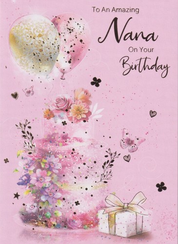 Nana birthday greeting - nana,