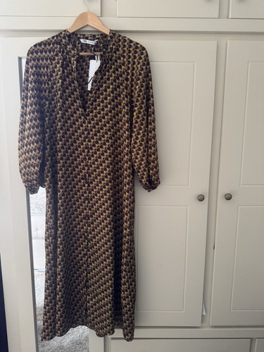 Bnwt zara long dress midaxi - long,