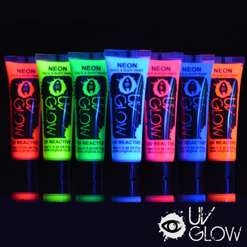 Glow neon face - uv,