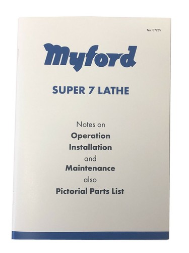 New original myford super - original,