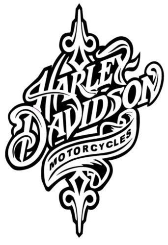 Small harley davidson - small, 5"