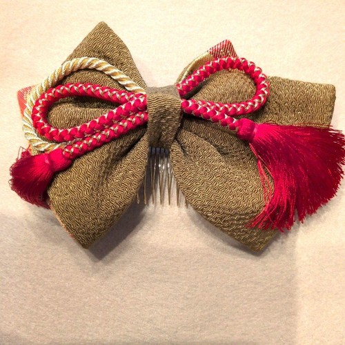 Olive green ribbon hair - olive,