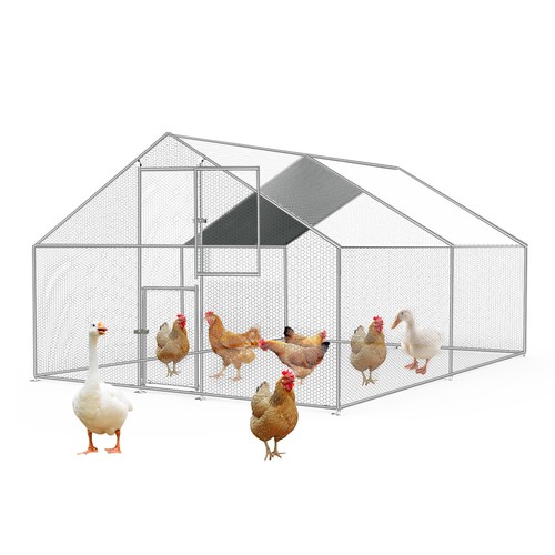 Large metal 13x10ft chicken - metal,