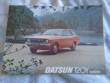 Datsun 120Y Estate brochure UK