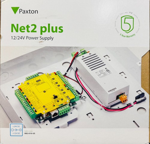 Paxton net2 plus 24v power - plus, 12/24v