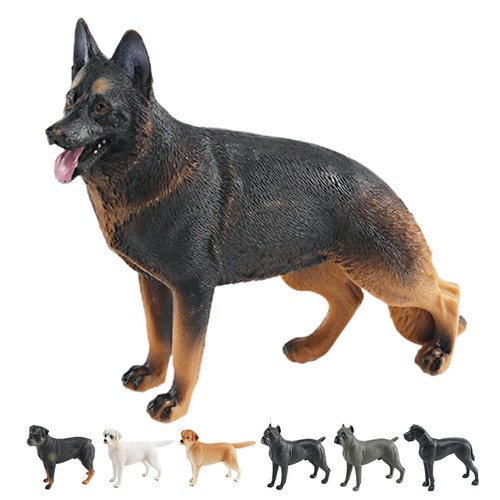 Realistic dog figurine models - realistic,