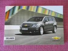 (2011) CHEVROLET ORLANDO (2010 - 2014) OWNERS MANUAL- USER GUIDE - HANDBOOK.