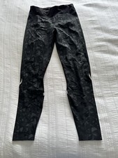 Sweaty Betty BNWOT Black Grey Leggings Size M Mesh Panels Zipped Pocket
