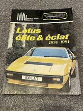 Lotus Elite & Eclat 1974-1981