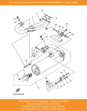 YAMAHA Bolt, 5UG-E4777-00 OEM