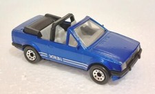 MATCHBOX 1:56 Scale Blue FORD ESCORT CABRIOLET XR3i Die-Cast Convertible, 1985