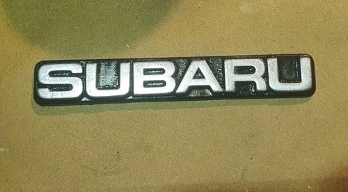 Vintage subaru car - vintage, silver