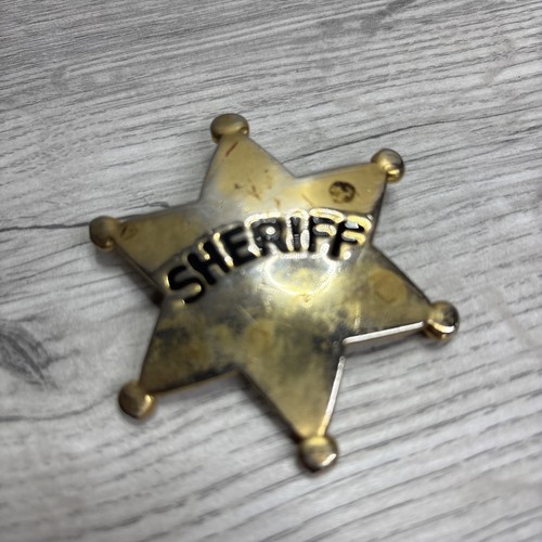 Vintage sheriff badge - vintage,