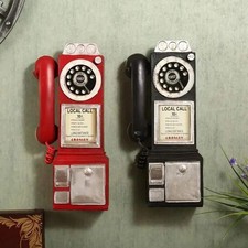 Retro payphone phone - phone, box