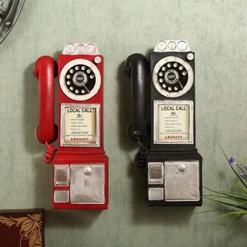 Retro payphone phone box - payphone,