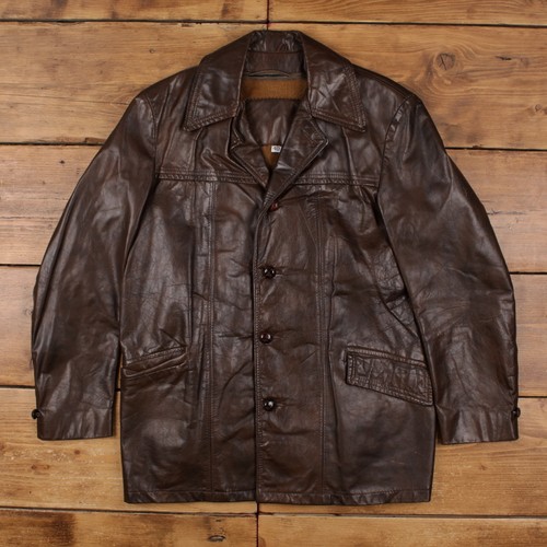 Vintage leather jacket 70s - vintage,