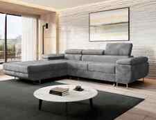 Corner Sofa Bed  "ASTON &ALVARO"   MANY COLOURS   FREE DELIVERY