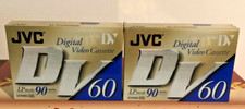 NEW + SEALED.  2 x JVC DV 60
