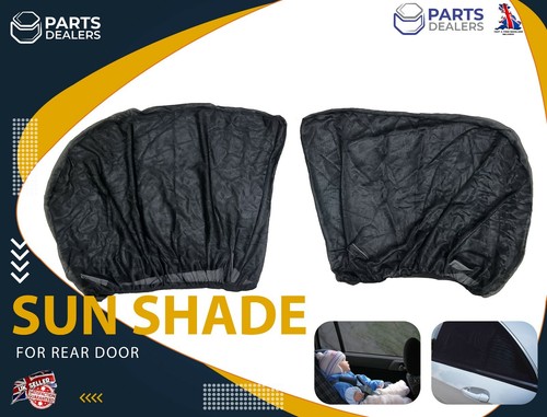 Rear door window sun shade - shade, set