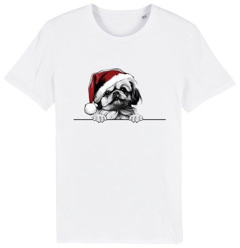 Pekingese christmas dog - christmas,