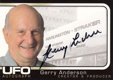 UFO TV Series Ultra Rare Gerry Anderson - Creator & Producer Auto Card