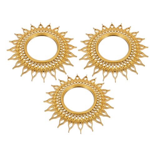 3pcs sunburst mirror for wall - sunburst,