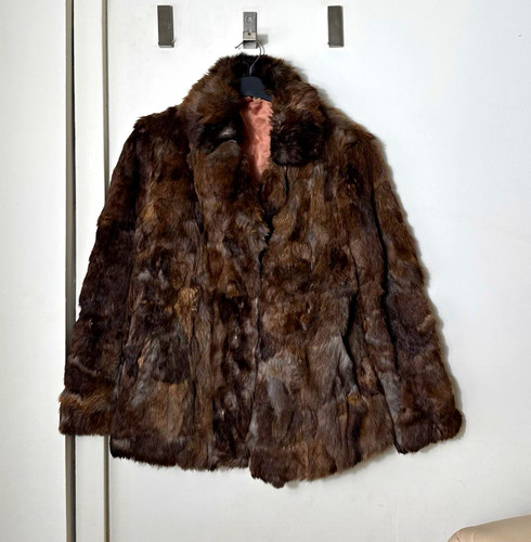 Vintage brown genuine dyed - brown,