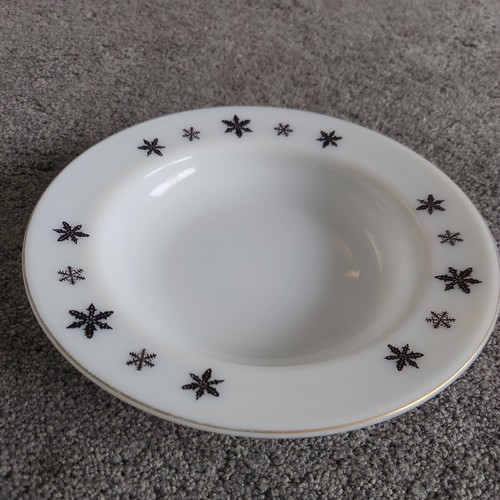 Vintage jaj pyrex - gaiety, black