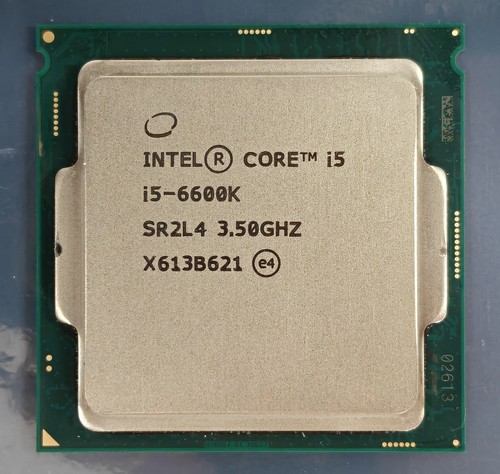 Intel core 6600k - core, lga1151