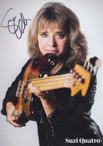 Suzi quatro hand signed - suzi,