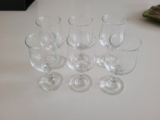6x Glass Port/Sherry Glasses. Used but good condition.
