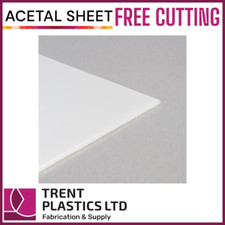 Acetal Sheet – BLACK, NATURAL & BLUE Cut to Size Plastic Block Panel Delrin POM