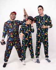 New Mens Family Gaming Pyjamas
