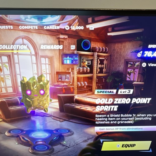 Gold zero point sprite - point,