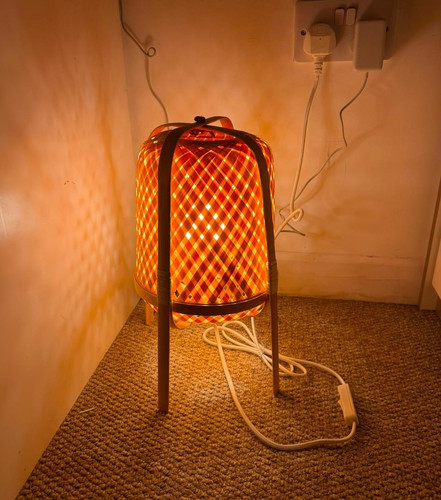 Bamboo woven rattan - rattan, table