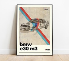 BMW E30 M3 Poster – Classic