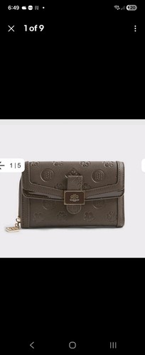 River island brown monogram - brown,