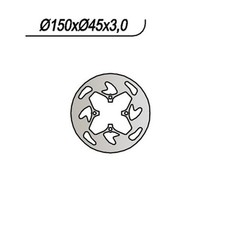 REAR BRAKE DISC GAS GAS TXT