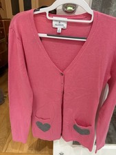 Antoni and Alison Pink Cardigan Size 12 Cotton And Cashmere