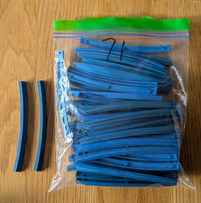 71 x Vintage Lego Train Track - Curved - 4.5" - Blue / Greenish - No reserve