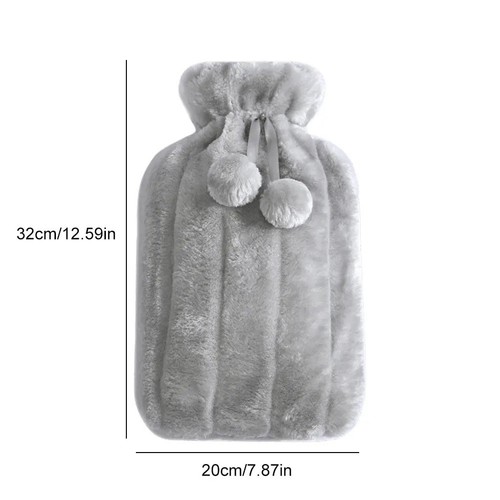 Hot water bottle cover only - water,
