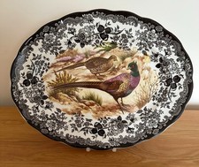 Royal Worcester Palissy Game Series Platter 11¼" x 11" (36cm x 28cm) - Pheasants