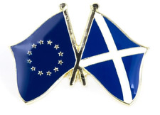 Scotland (Saltire)  / EU  Friendship Lapel Pin