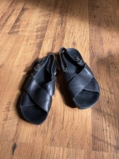 Clarks Ladies Flat Black
