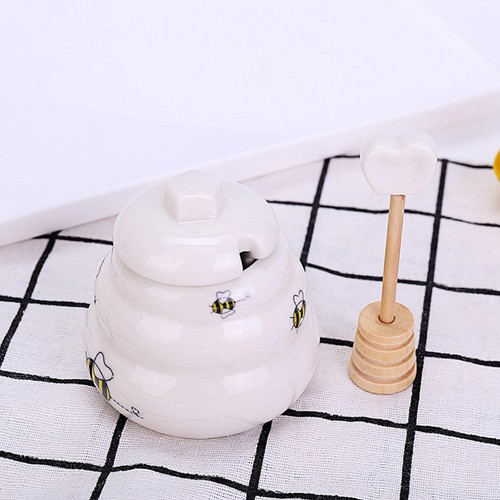 Ceramic honey pot food - ceramic,