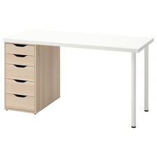 IKEA Desk with Storage Drawers