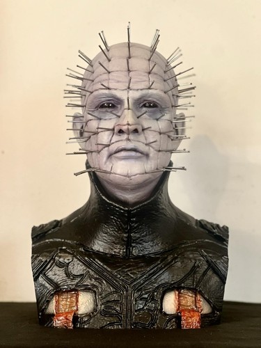 Hellraiser pinhead bust statue - hellraiser,