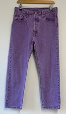 Ladies LEVI'S 501 Lilac Denim