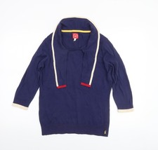 Joules Women's Blue Cowl Neck